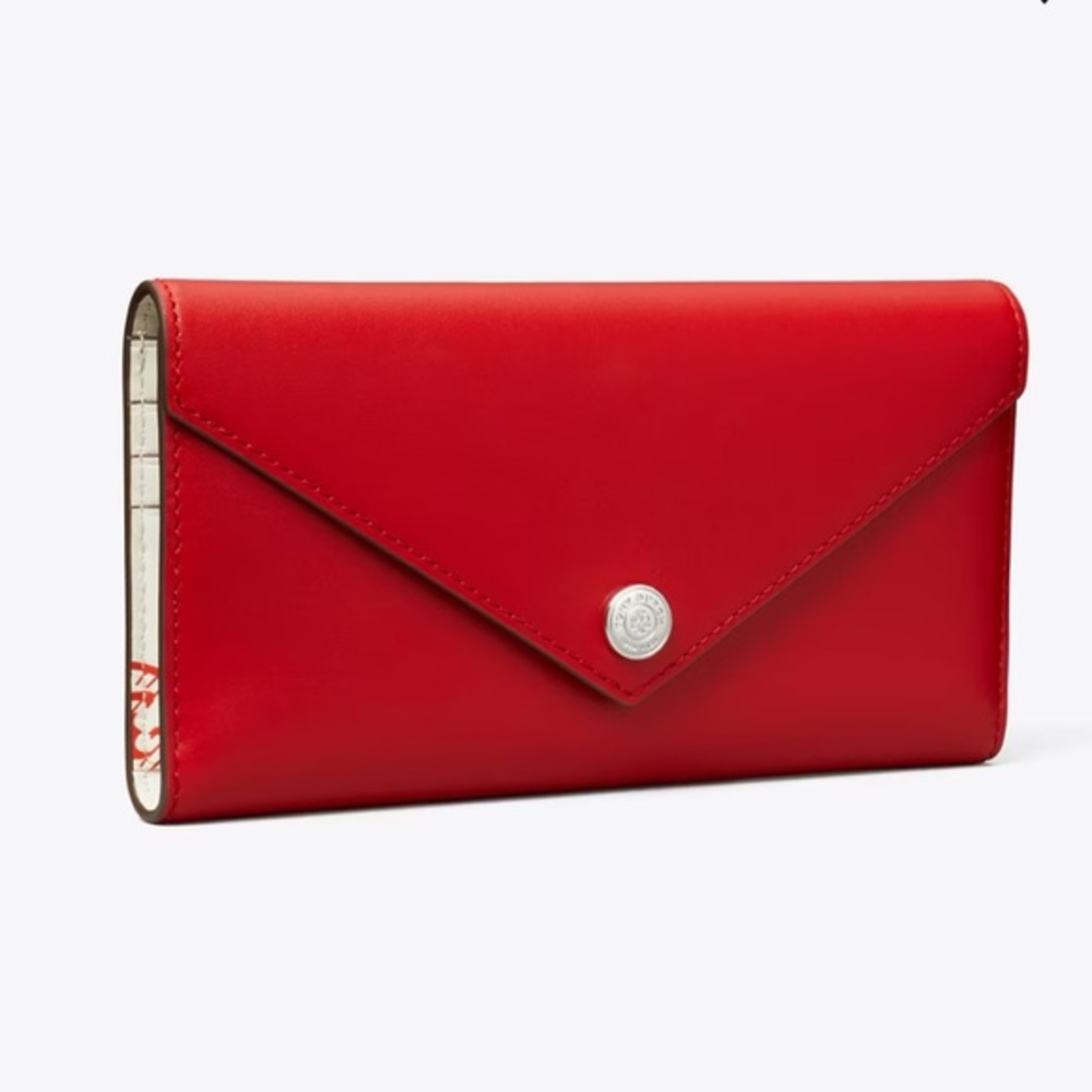 Tory Burch LEATHER ENVELOPE LONG WALLET